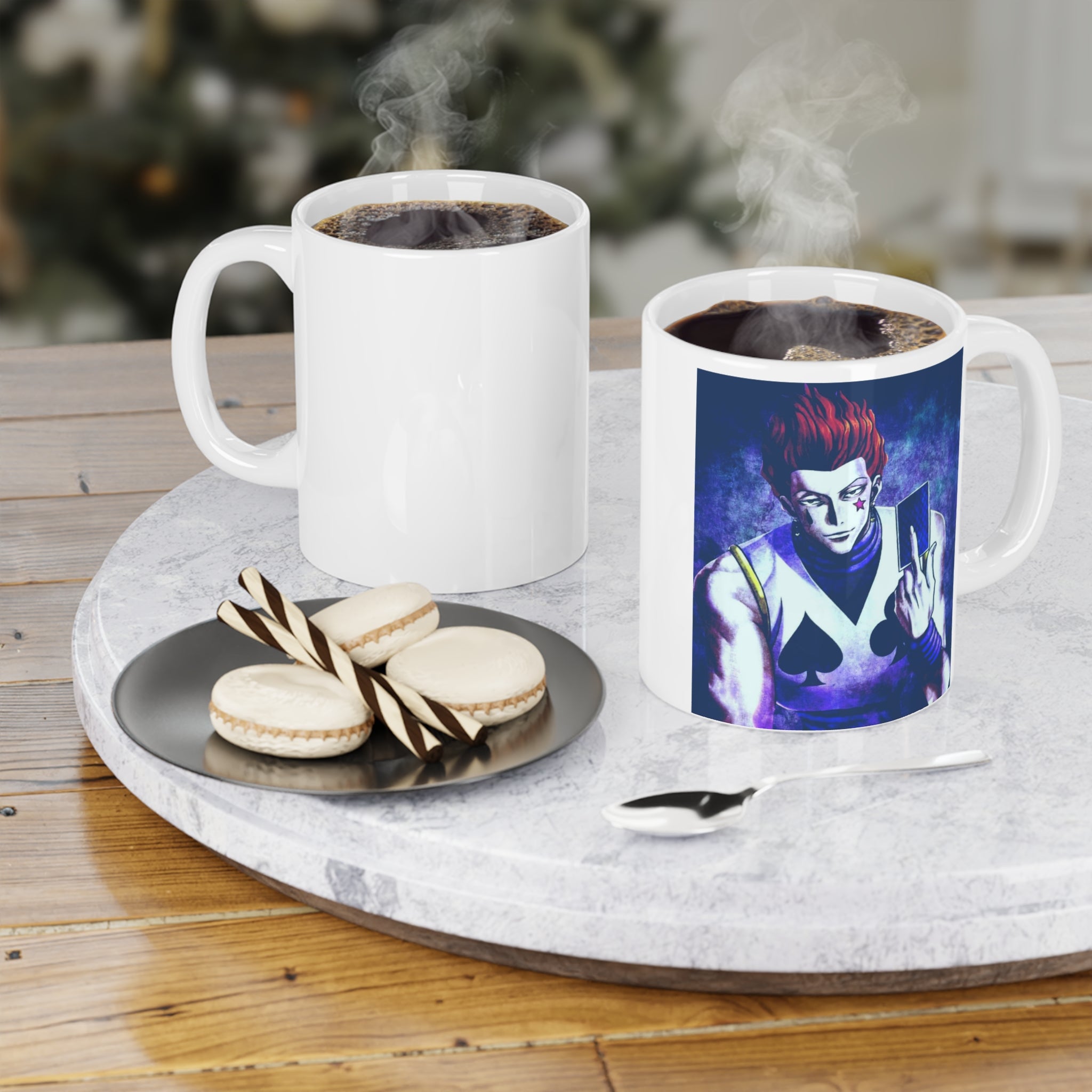 Hisoka Ceramic Mug — Anime Character Coffee Cup 11oz