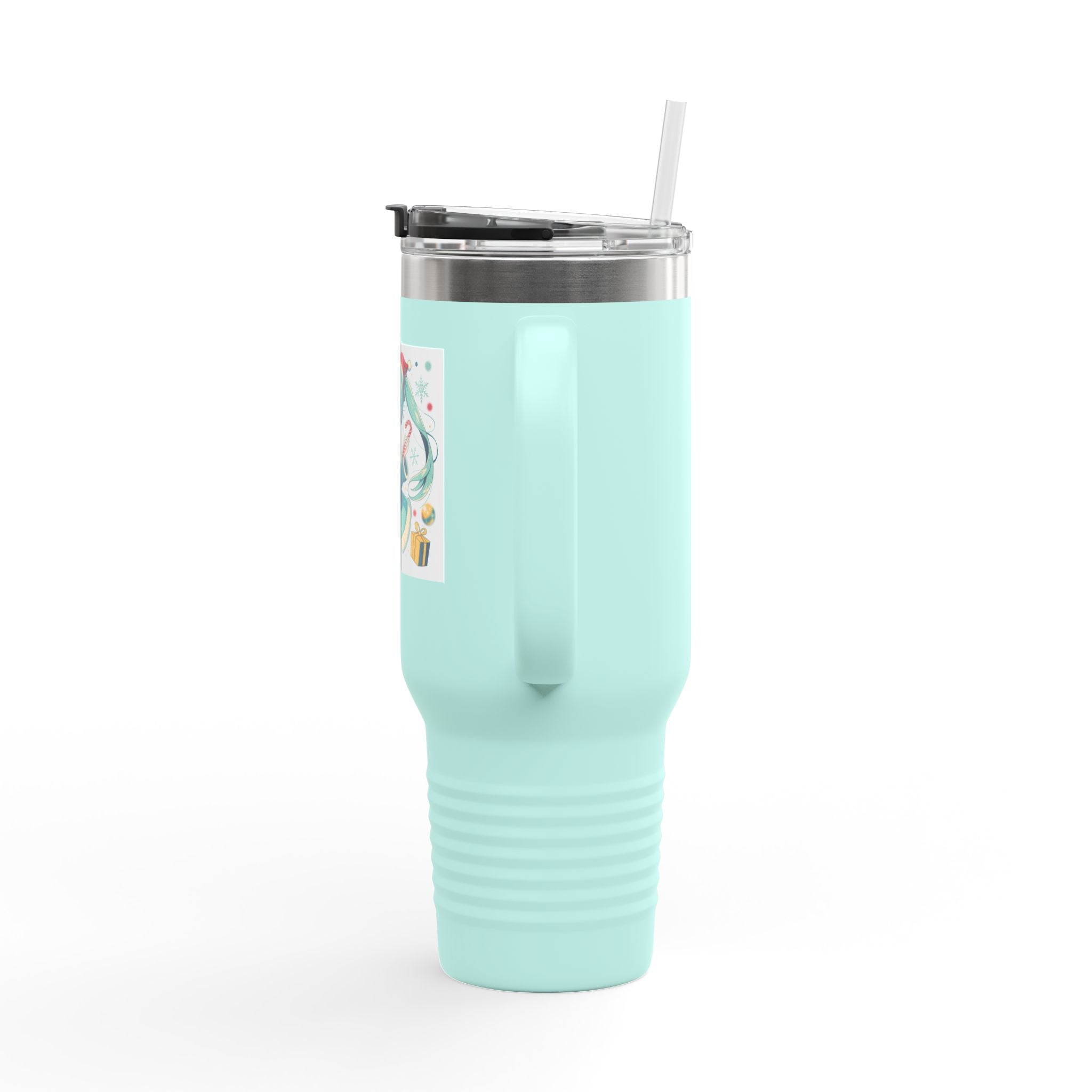 40oz Insulated Travel Mug — Miku Christmas Thermos