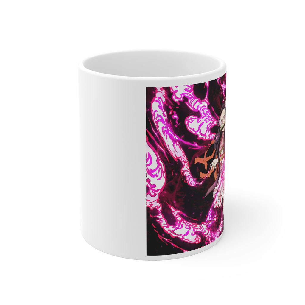 Nezuko Anime Ceramic Mug — Demon Slayer Inspired 11oz and 15oz