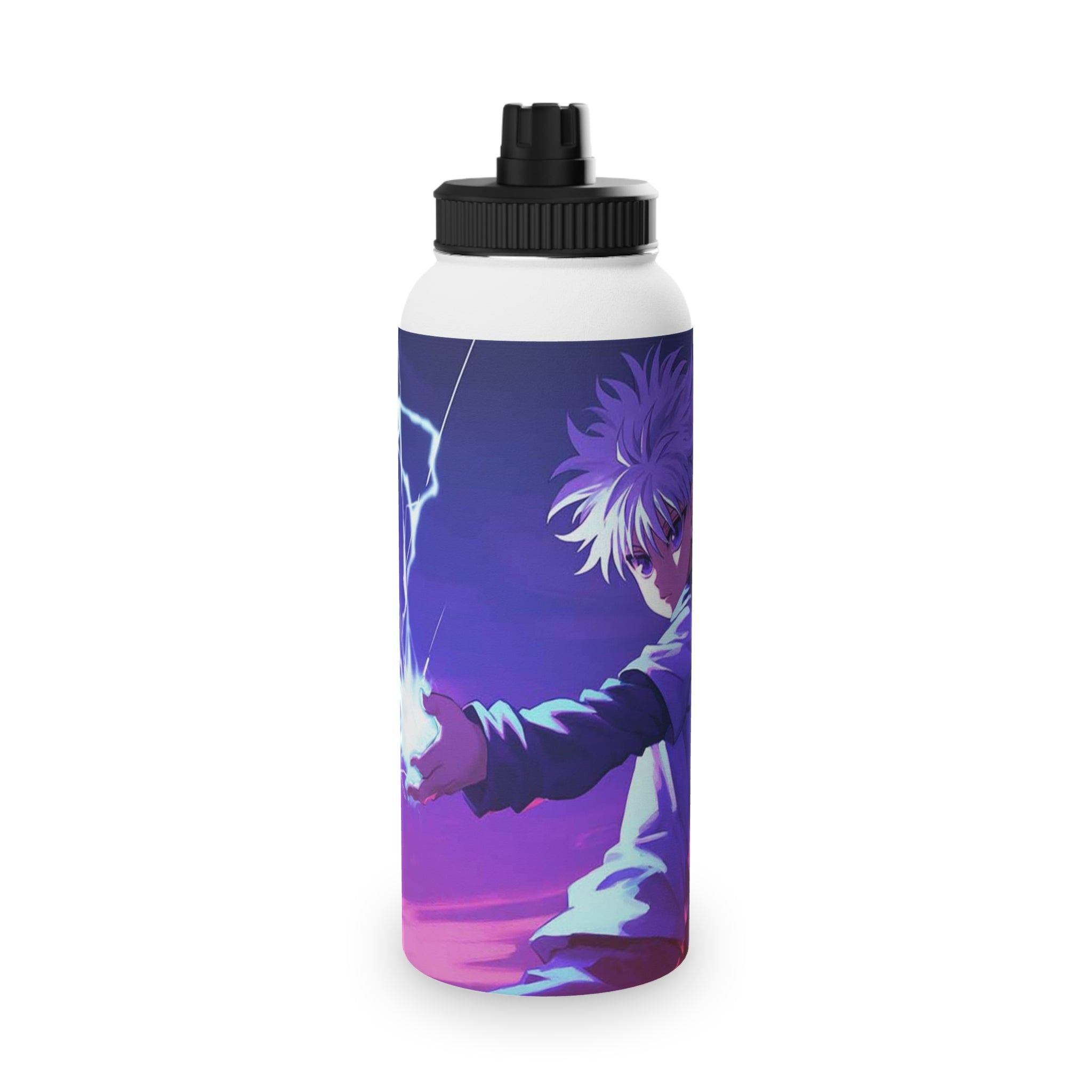 Stainless Steel Water Bottle killua, Sports Lid