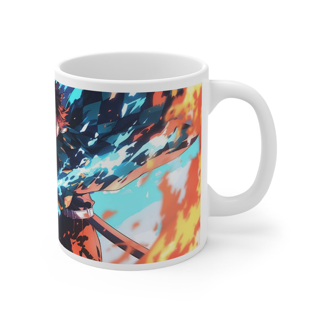 Tanjiro Ceramic Mug — Anime Demon Slayer Coffee Cup (11oz and 15oz)