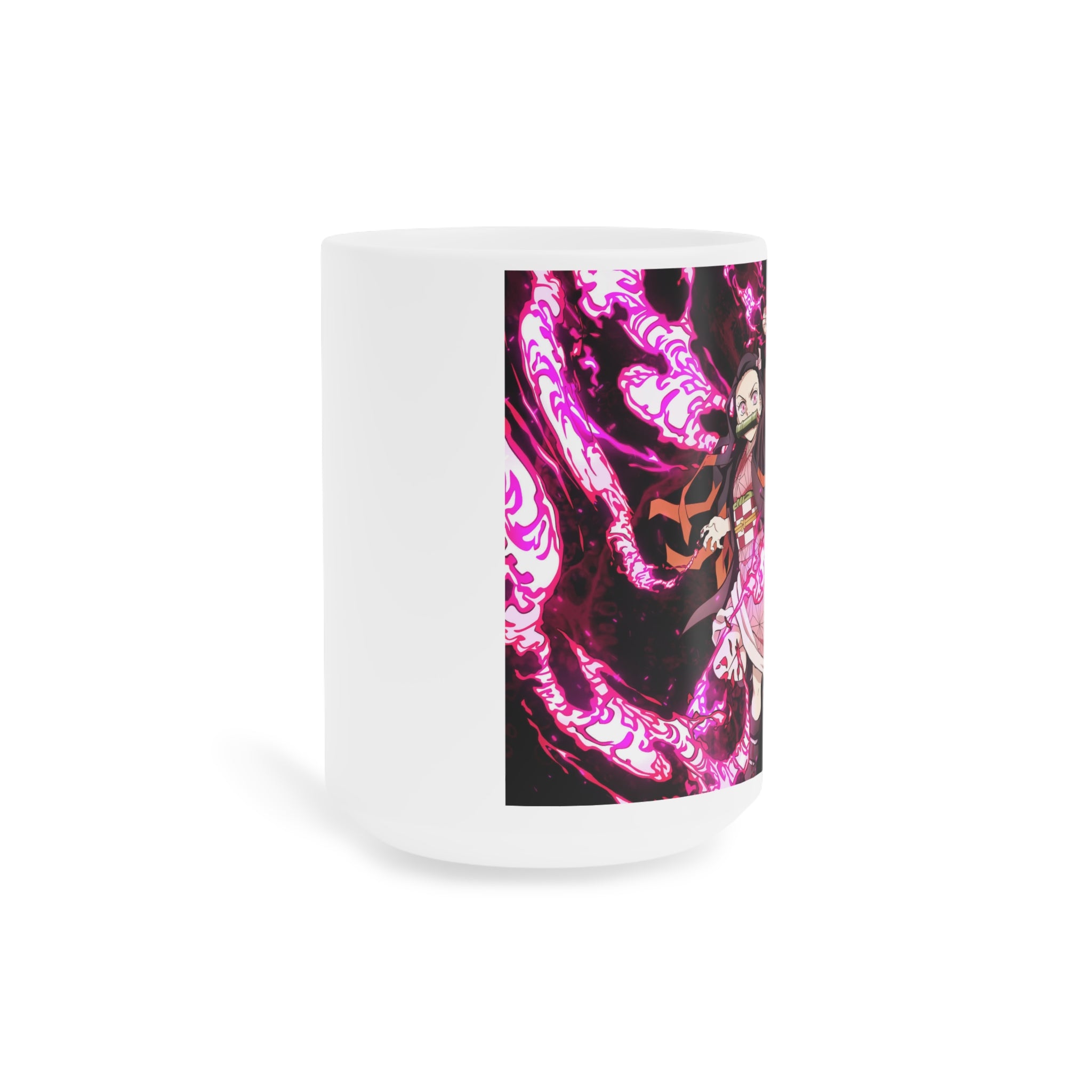 Nezuko Anime Ceramic Mug — Demon Slayer Inspired 11oz and 15oz