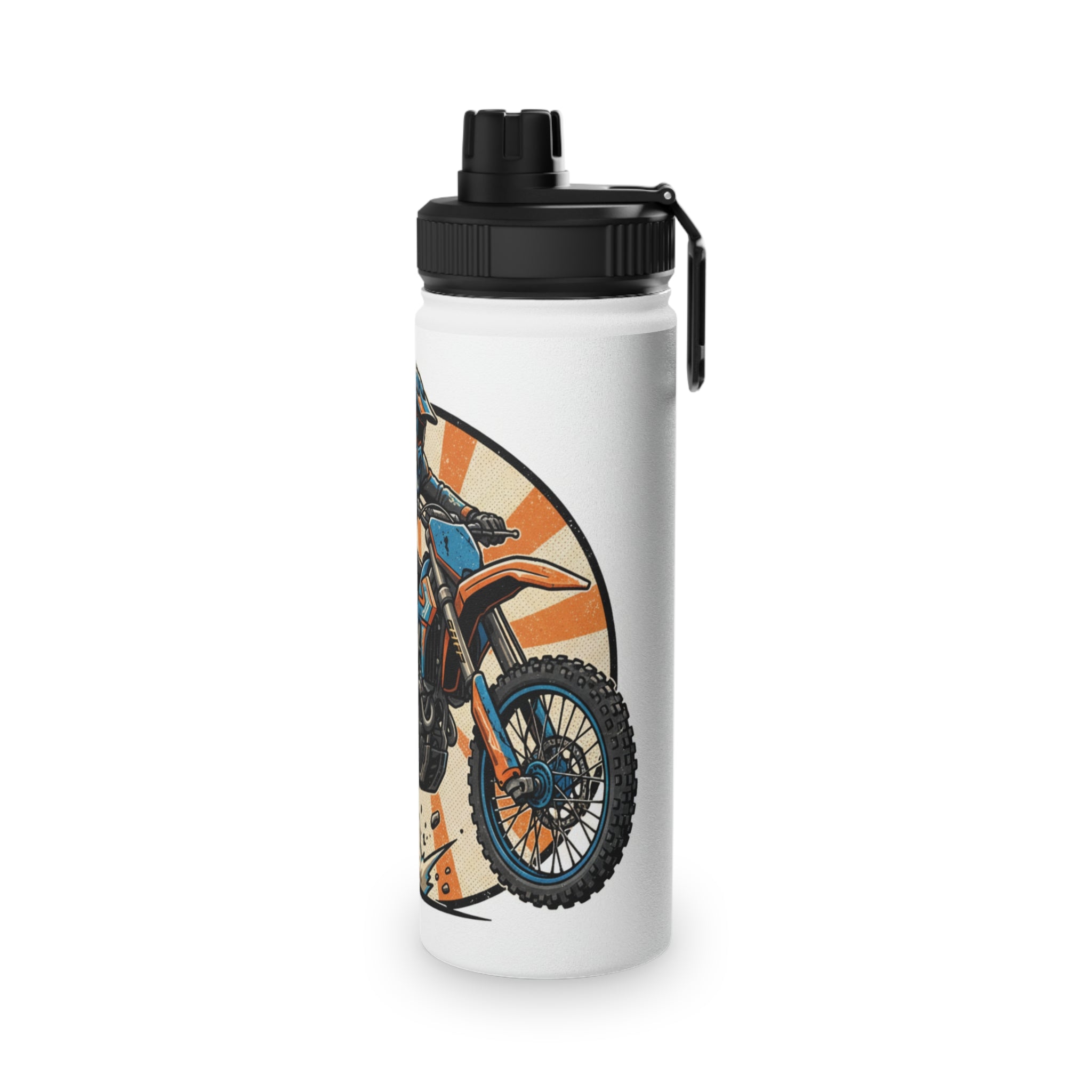 Dynamic Stainless Steel Water Bottle with Sports Lid — Active Hydration