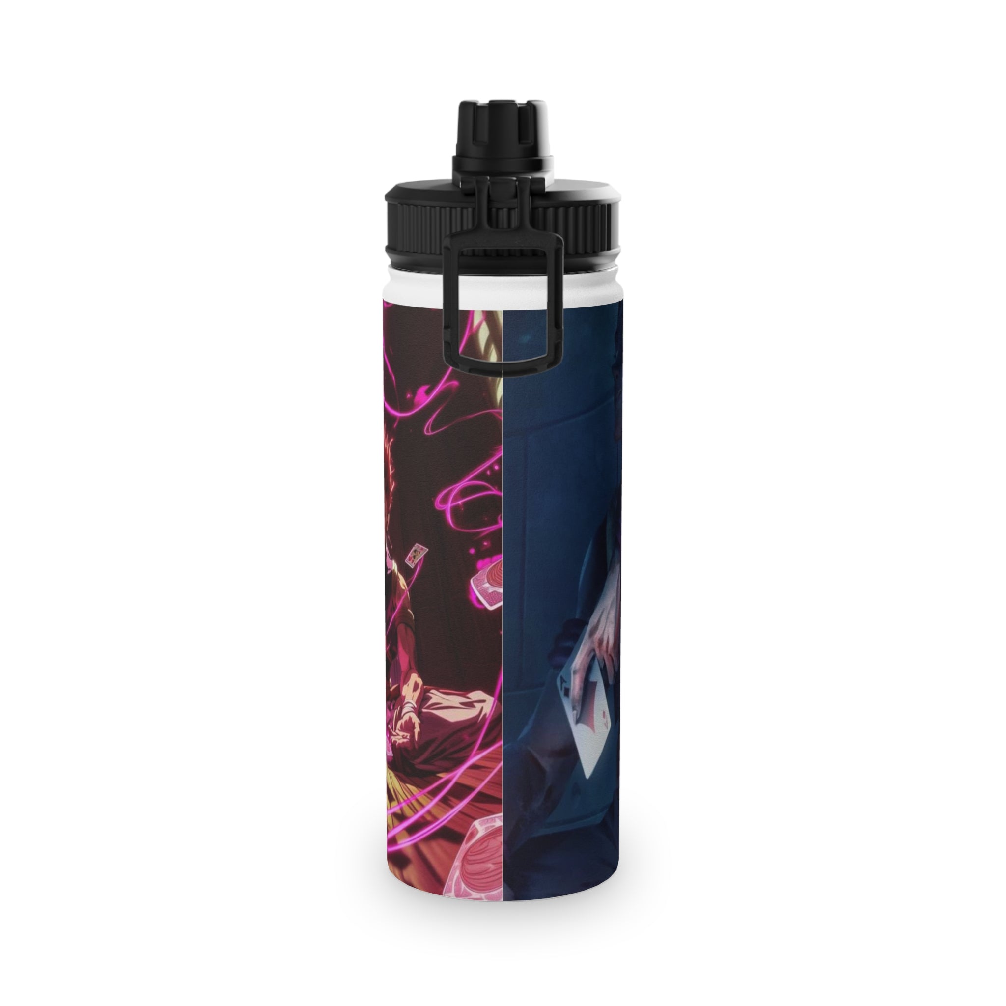 Hisoka Stainless Steel Water Bottle — Sports Lid