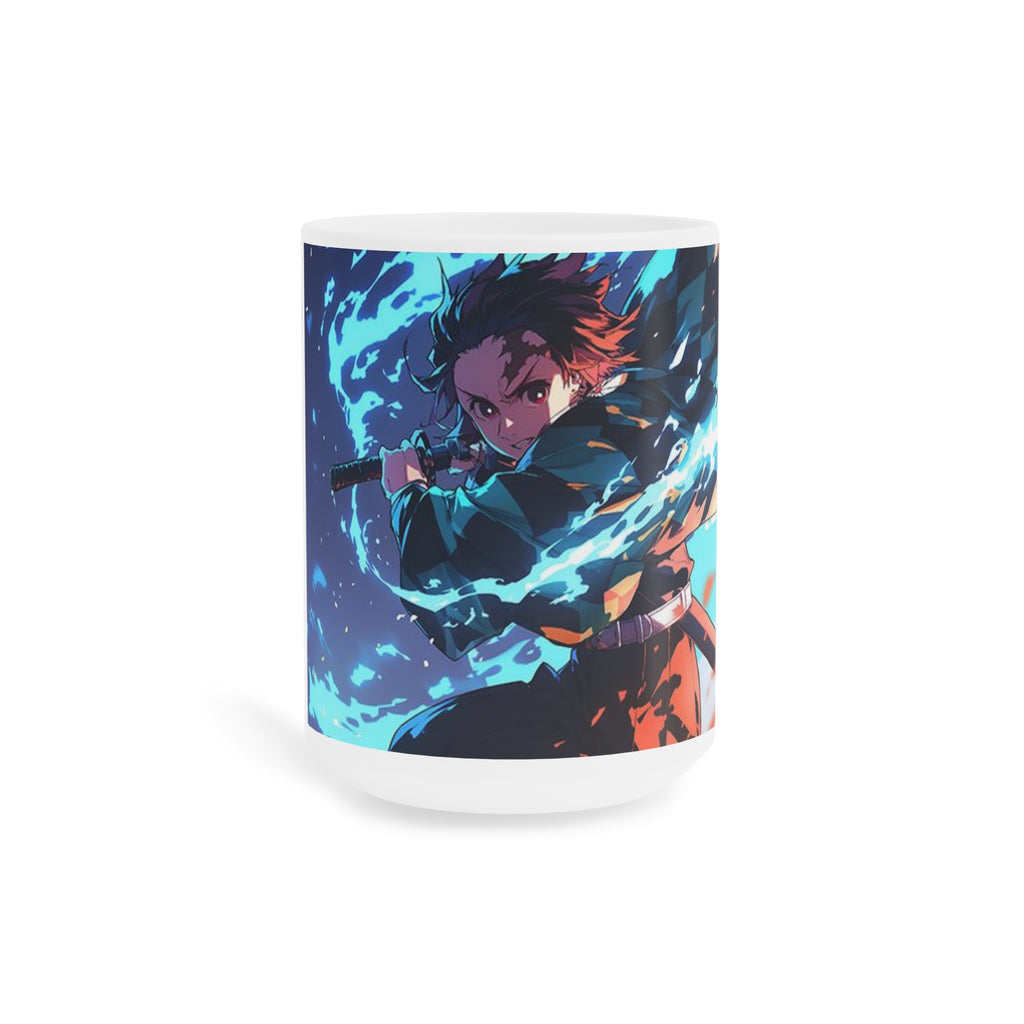 Tanjiro Ceramic Mug — Anime Demon Slayer Coffee Cup (11oz and 15oz)