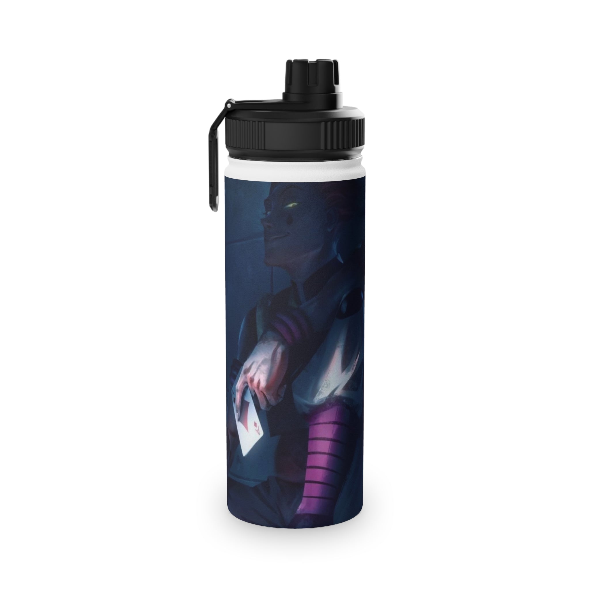 Hisoka Stainless Steel Water Bottle — Sports Lid