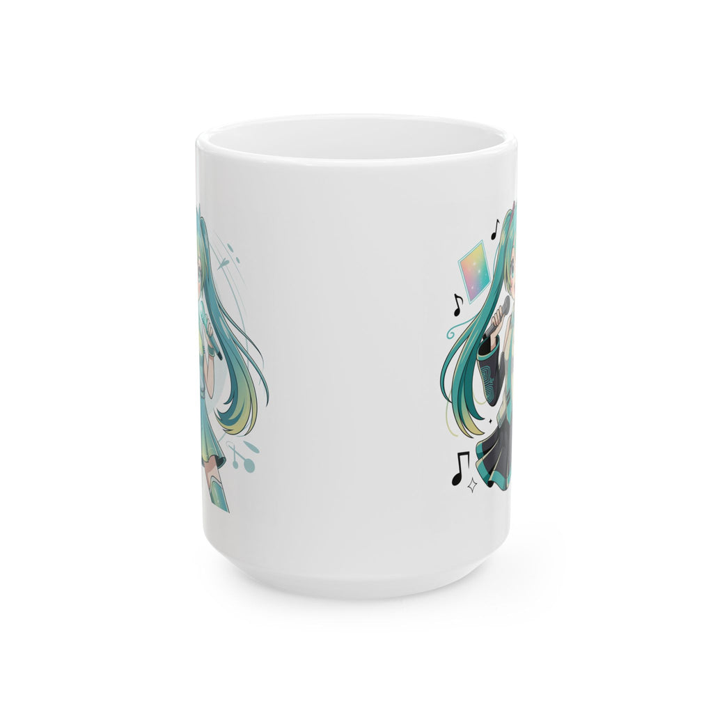 Ceramic Mug miku superstar , (11oz, 15oz)