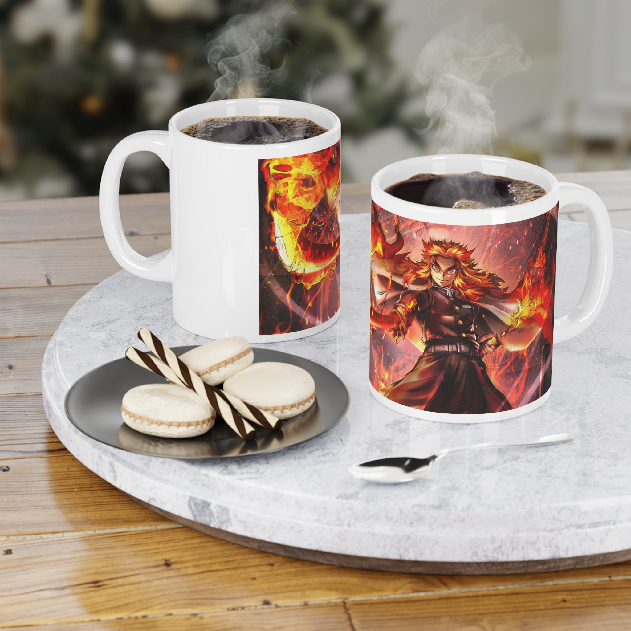 Rangoku Ceramic Mug — French 'description de tasse' Design (11oz/15oz)