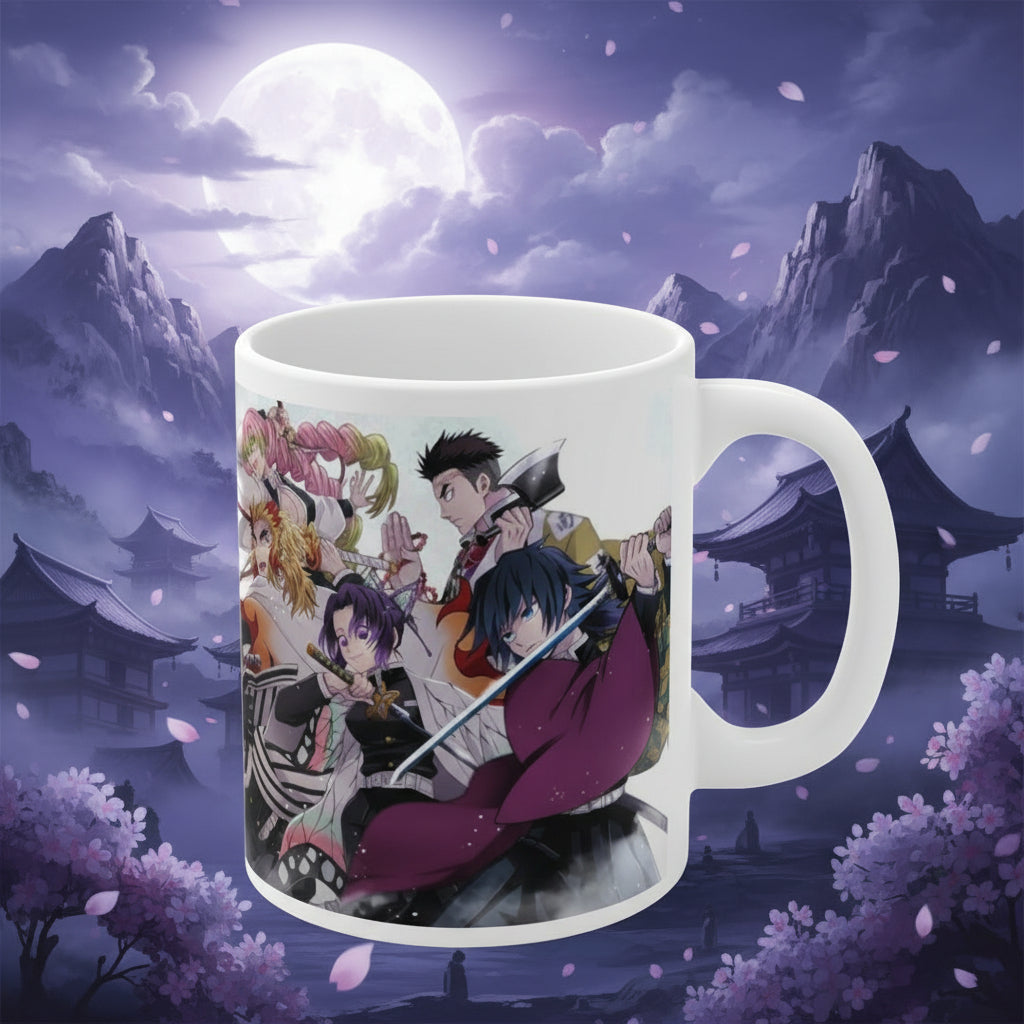 Demon Slayer Pillars Ceramic Mug — (11oz/15oz)