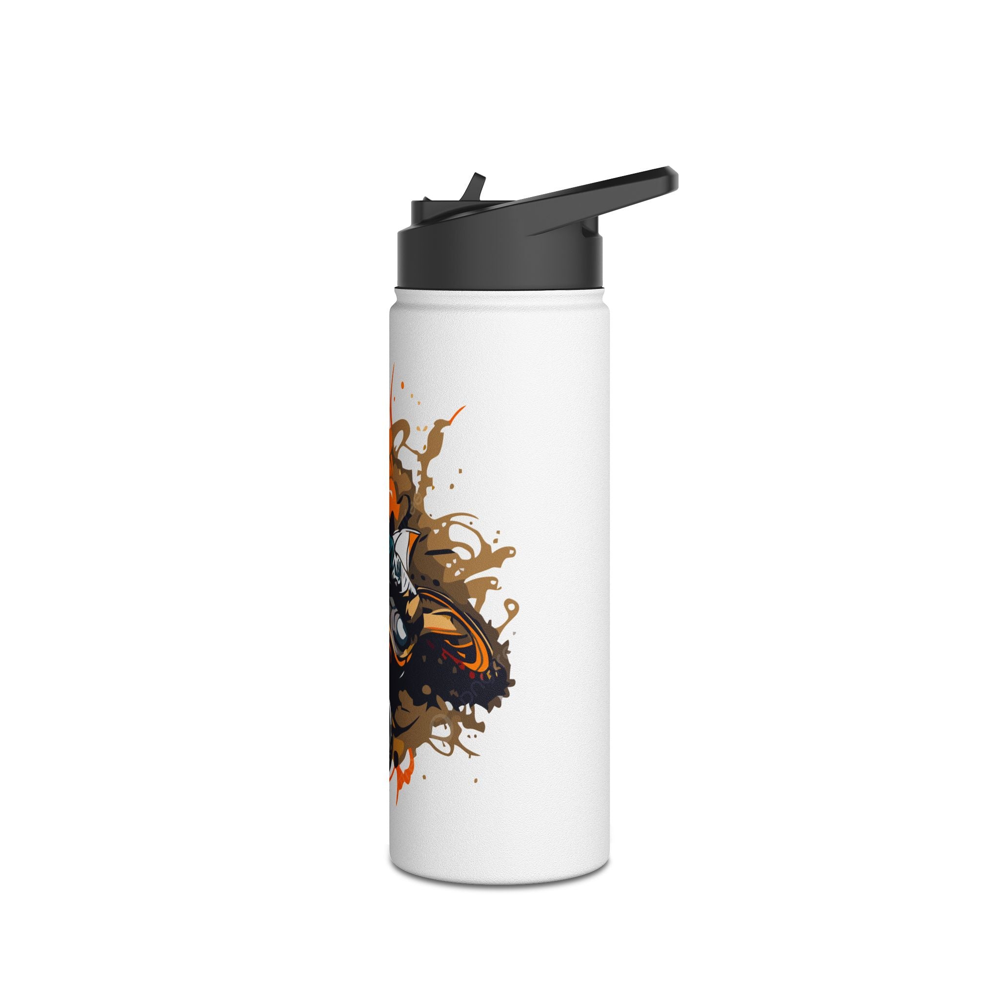 Motocross Logo Stainless Steel Water Bottle — Durable Ride-Ready Hydration