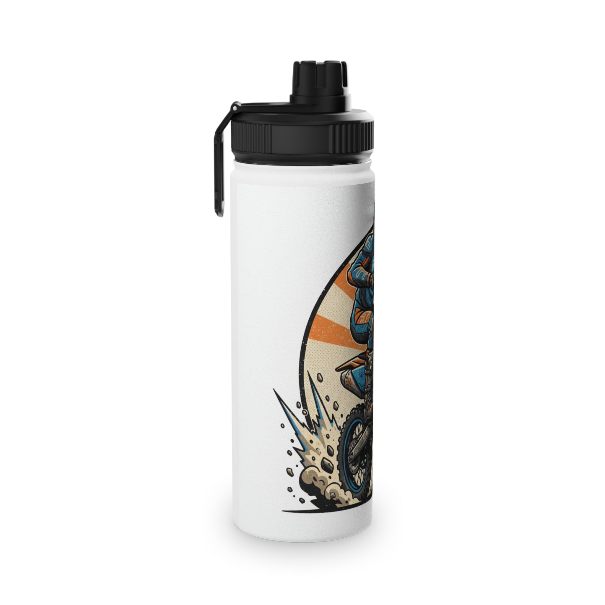 Dynamic Stainless Steel Water Bottle with Sports Lid — Active Hydration