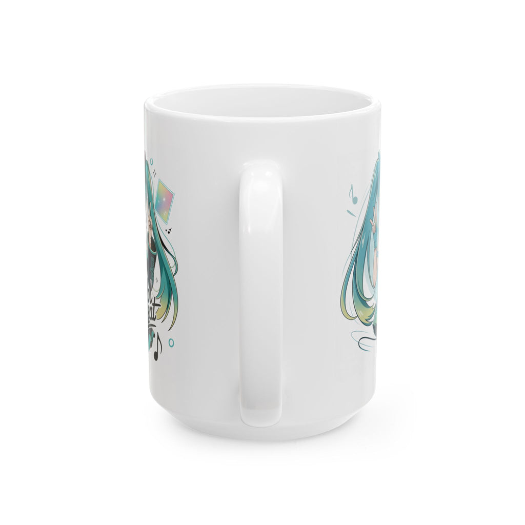 Ceramic Mug miku superstar , (11oz, 15oz)