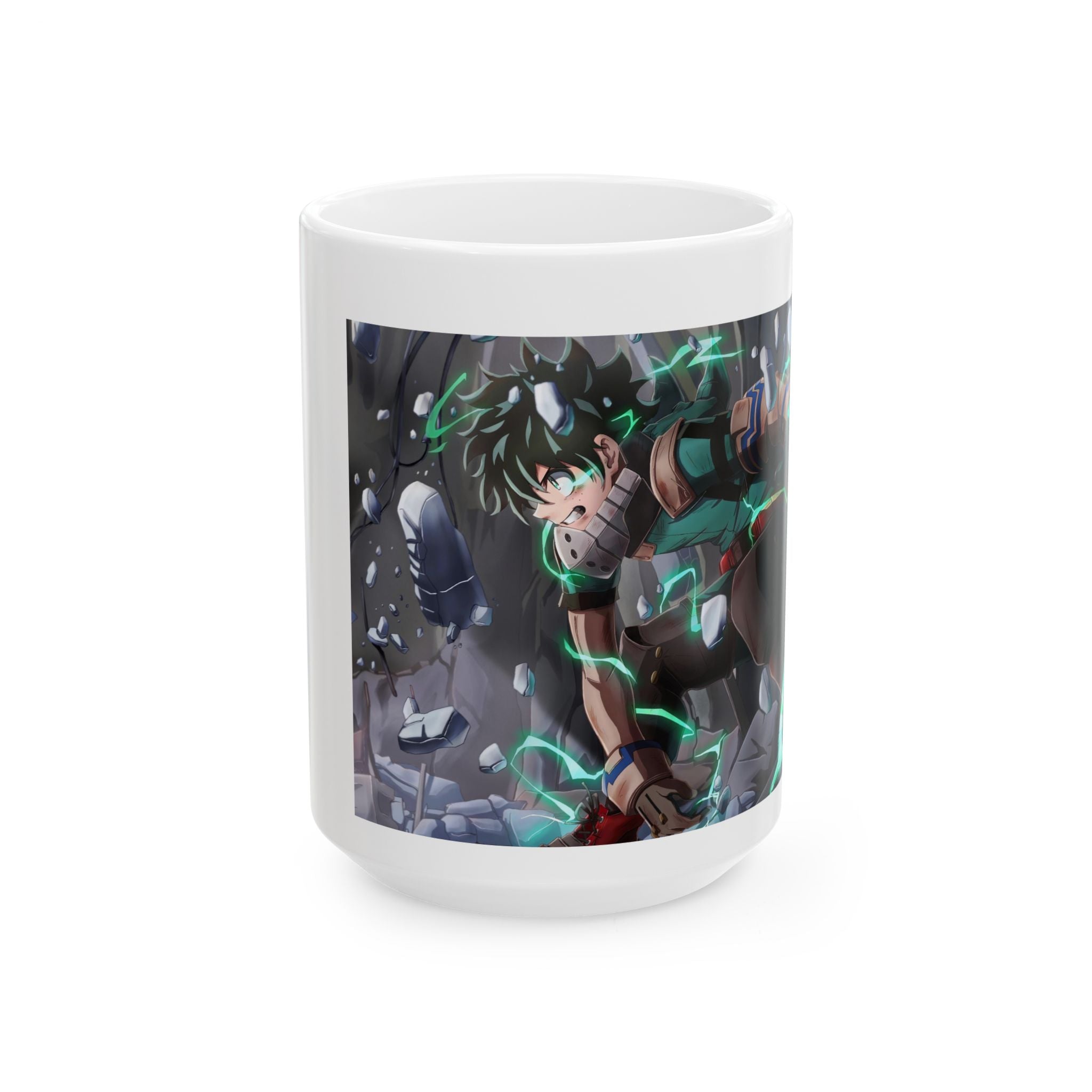 Deku Ceramic Mug — Anime-Inspired 11oz & 15oz Coffee Cup