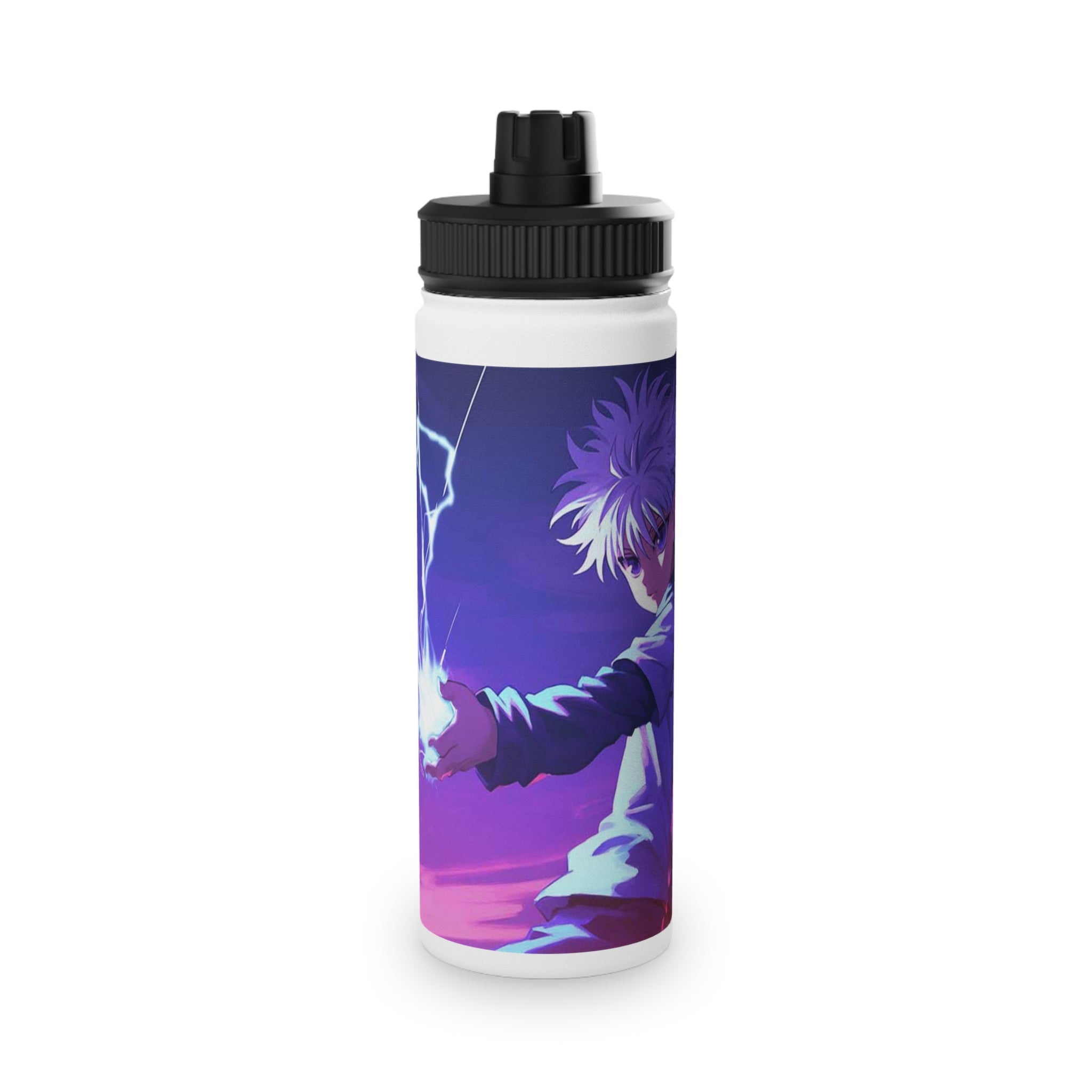 Stainless Steel Water Bottle killua, Sports Lid